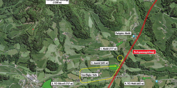 Landeplaetze Alpscheidegg 2016 Uebersicht