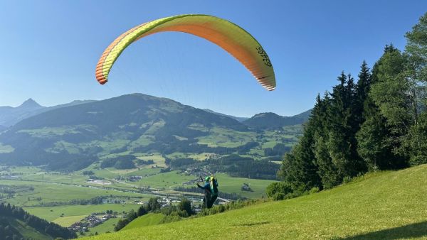 Start in den Abendflug