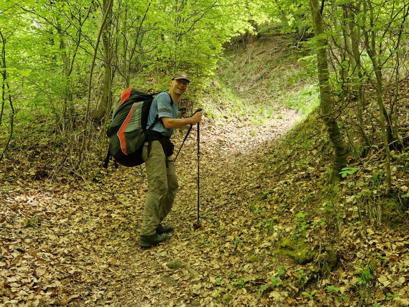 Kaspar auf dem Weg zum Mittelsäss / Vilan